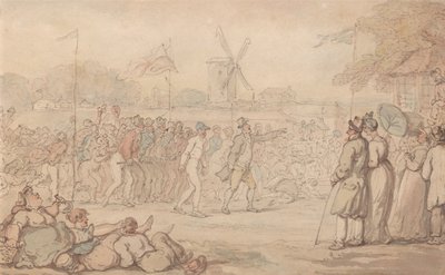 Captain Barclays Rallye-Match von Thomas Rowlandson